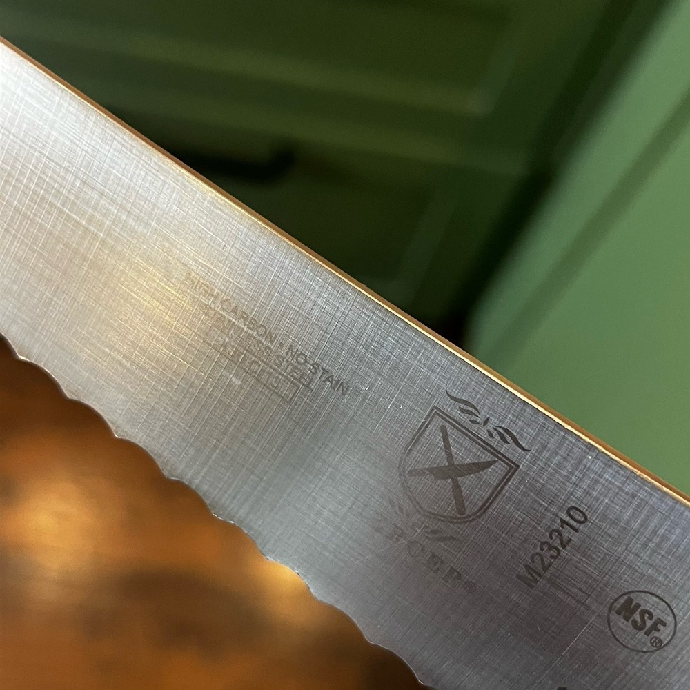 MERCER CUTLERY M23210 Bread Knife, 9 in Blade, Black Handle 6AKL3 - Picture 2 of 8